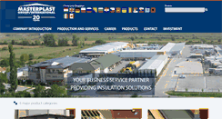 Desktop Screenshot of masterplastgroup.com